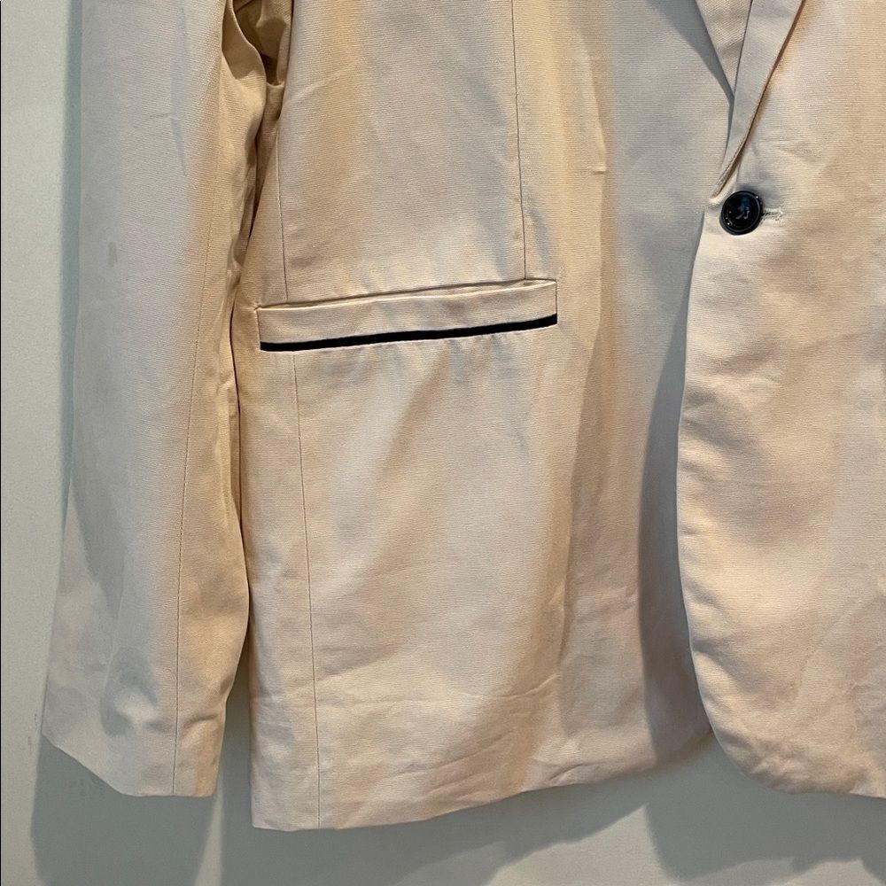 Men's Beige Lightweight Jacket - Picture 3 of 11